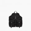 Prada Nylon and Saffiano Leather Backpack