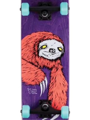 Welcome Sloth Skateboard Close Up