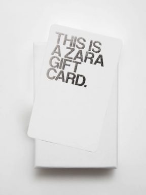 Zara Gift Card Box