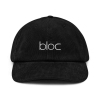 Corduroy Bloc Hat Black