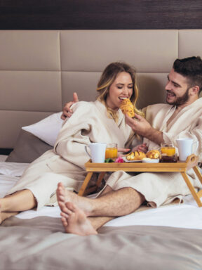 Couple in Hotel Room